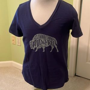 United by Blue navy cotton t-shirt